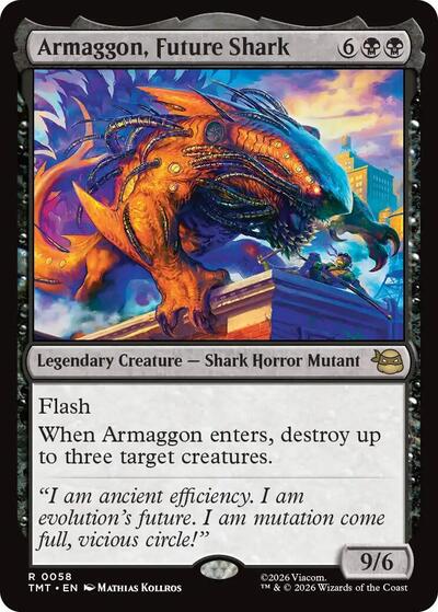 Armaggon, Future Shark (Teenage Mutant Ninja Turtles) Medium Play Foil