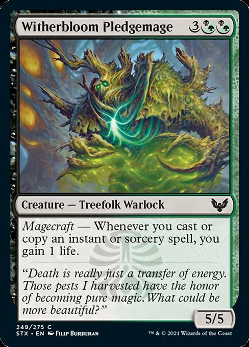 Witherbloom Pledgemage (Strixhaven) Near Mint Foil