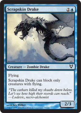 Scrapskin Drake (Avacyn Restored) Medium Play Foil