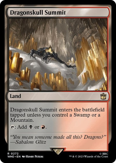 Dragonskull Summit (Universes Beyond: Doctor Who) Light Play Foil