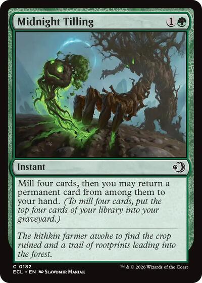 Midnight Tilling (Lorwyn Eclipsed) Near Mint