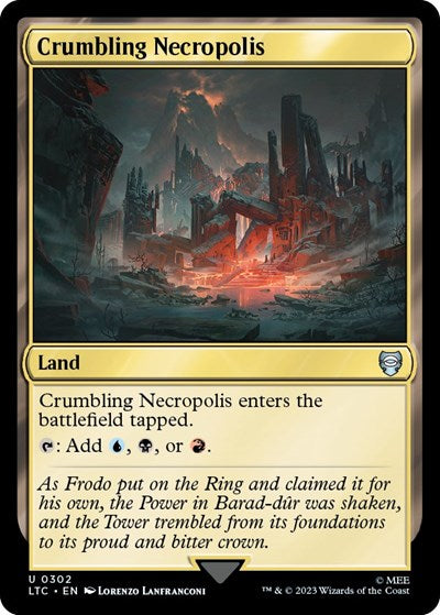 Crumbling Necropolis (Commander: The Lord of the Rings: Tales of Middle-earth) Near Mint