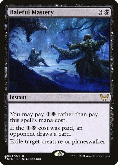 Baleful Mastery (The List) Light Play