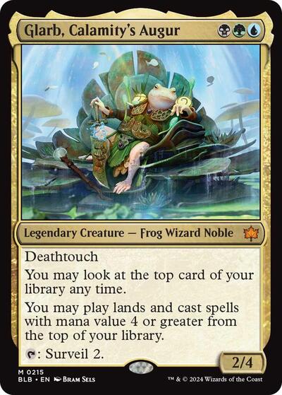 Glarb, Calamity's Augur (Bloomburrow) Medium Play Foil