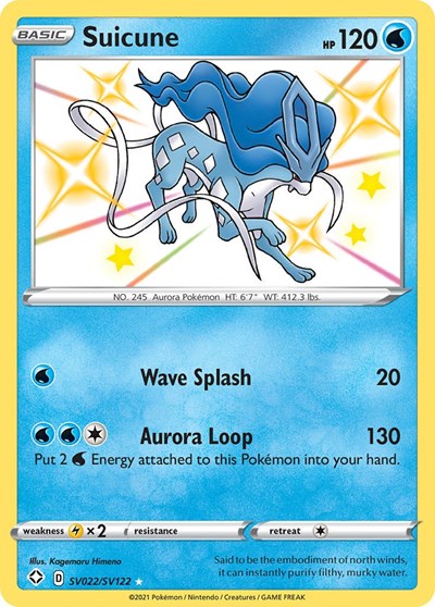 Suicune (Shining Fates: Shiny Vault) Near Mint Holofoil