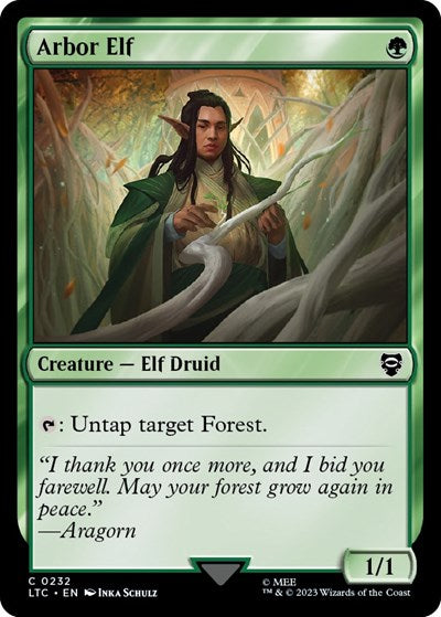 Arbor Elf (Commander: The Lord of the Rings: Tales of Middle-earth) Near Mint