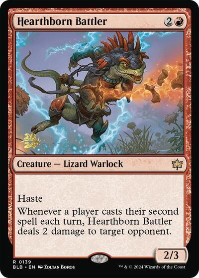 Hearthborn Battler (Promos: Prerelease Cards) Light Play Foil