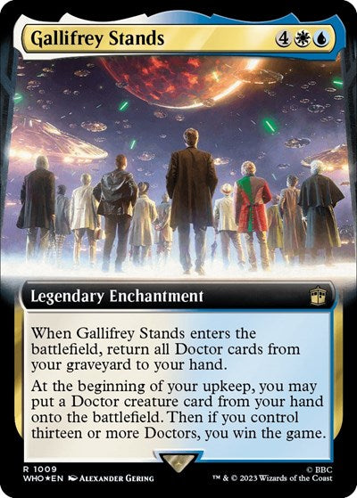 Gallifrey Stands (Extended Art) (Surge Foil) (Universes Beyond: Doctor Who) Light Play Foil