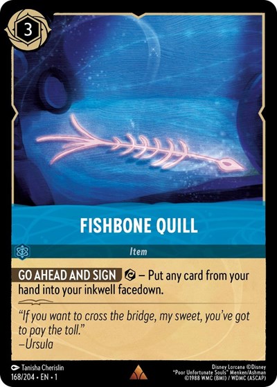 Fishbone Quill (The First Chapter) Near Mint