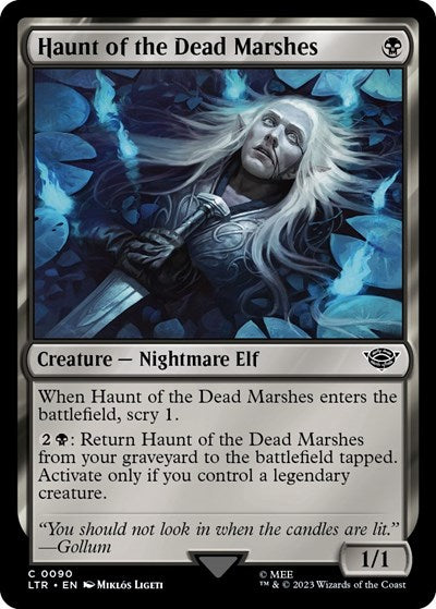 Haunt of the Dead Marshes (Universes Beyond: The Lord of the Rings: Tales of Middle-earth) Medium Play Foil