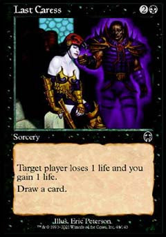 Last Caress (Apocalypse) Near Mint Foil
