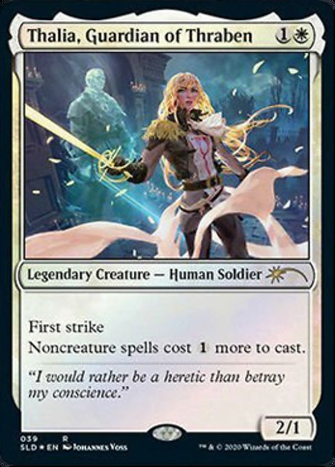 Thalia Guardian of Thraben #39 (Secret Lair) Light Play Foil