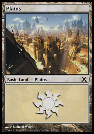 Plains (367) (10th Edition) Light Play