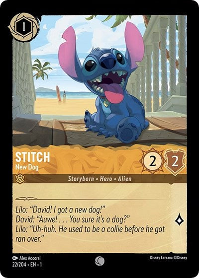 Stitch - New Dog (The First Chapter) Near Mint Cold Foil