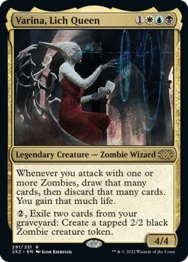 Varina, Lich Queen (Double Masters 2022) Near Mint Foil