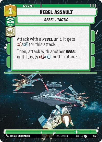 Rebel Assault (Hyperspace) (Spark of Rebellion) Near Mint