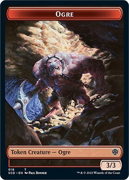 Ogre / Zombie Double-sided Token (Commander 2022 Starter Decks) Near Mint