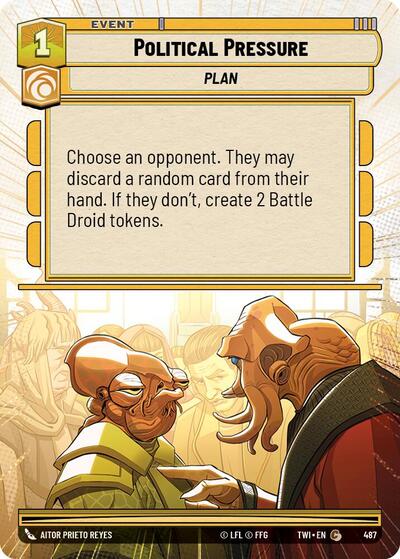 Political Pressure (Hyperspace) (Twilight of the Republic) Near Mint