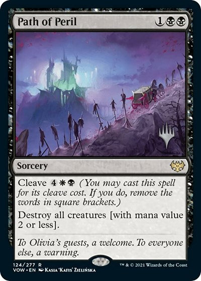 Path of Peril (Promo Pack: Duskmourn: House of Horror) Light Play
