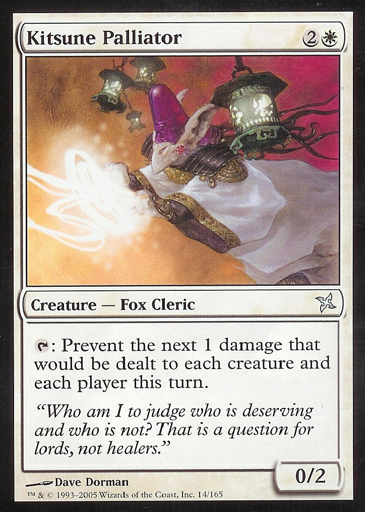 Kitsune Palliator (Betrayers of Kamigawa) Light Play Foil
