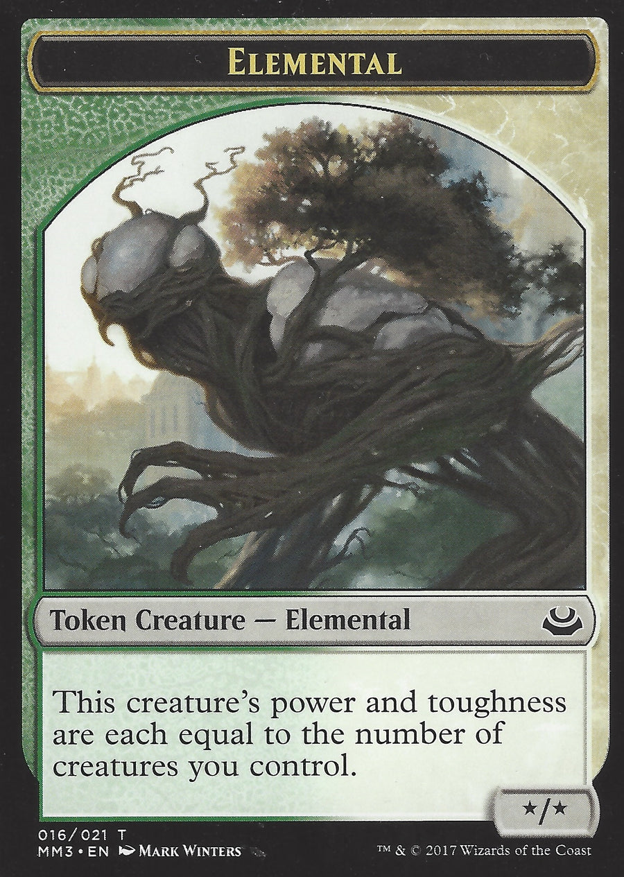 Elemental Token (Modern Masters 2017) Light Play
