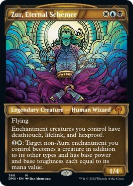 Zur, Eternal Schemer (Textured Foil) (Dominaria United) Light Play Foil