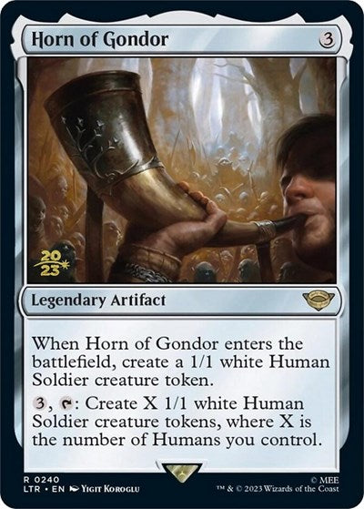 Horn of Gondor (Promos: Prerelease Cards) Light Play Foil