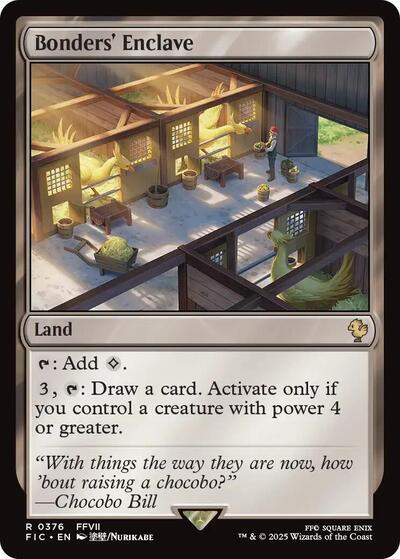 Bonders' Enclave (Surge Foil) (Commander: FINAL FANTASY) Near Mint Foil