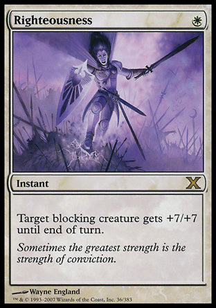 Righteousness (10th Edition) Medium Play