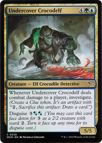 Undercover Crocodelf (b) (Murders at Karlov Manor) Near Mint