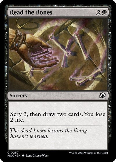 Read the Bones (Commander: March of the Machine) Near Mint