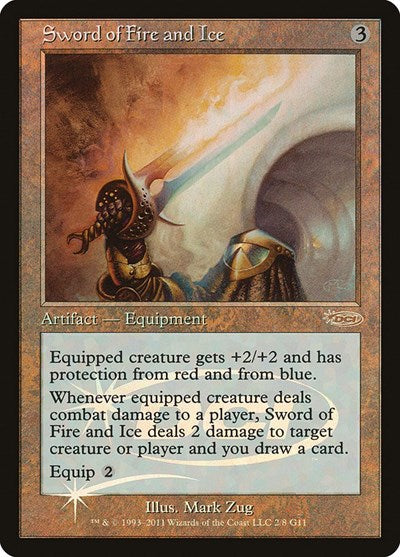 Sword of Fire and Ice (Promos: Judge) Light Play Foil