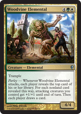Woodvine Elemental (Conspiracy) Light Play Foil