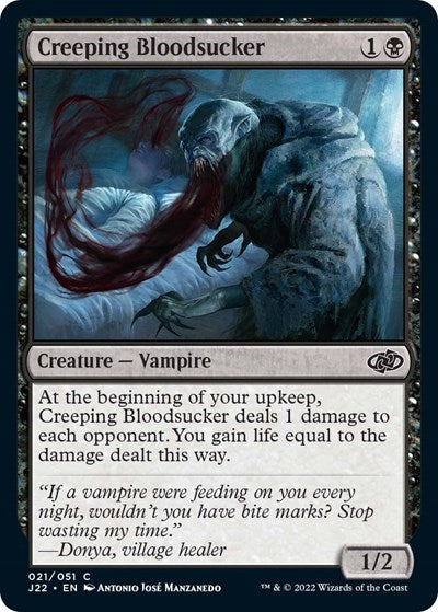 Creeping Bloodsucker (Jumpstart 2022) Medium Play