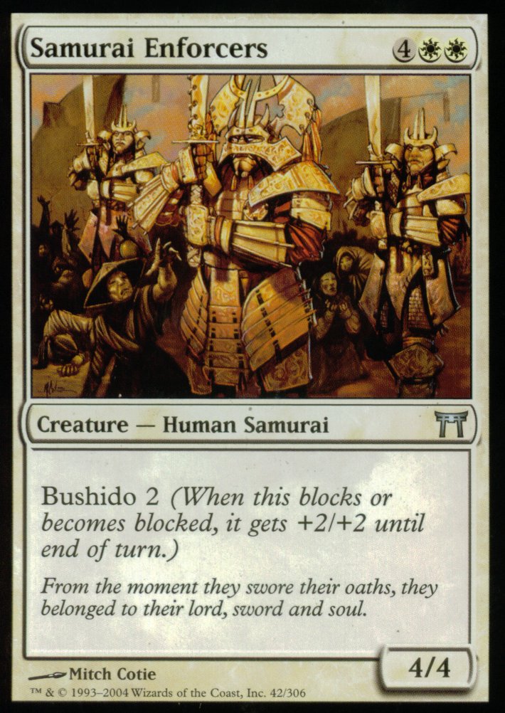 Samurai Enforcers (Champions of Kamigawa) Near Mint Foil