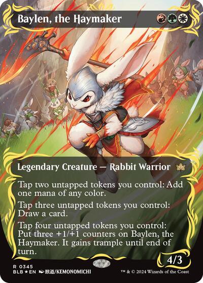 Baylen  the Haymaker  Borderless   Raised Foil|0|0|0.00