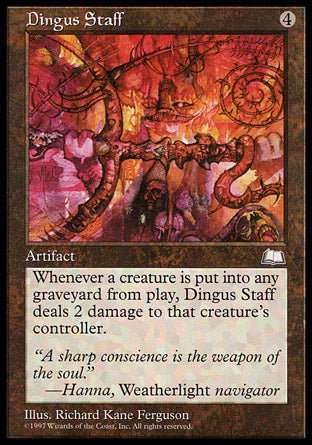 Dingus Staff (Weatherlight) Light Play