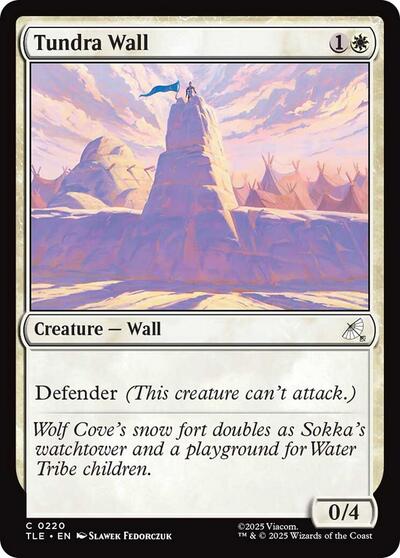 Tundra Wall (Avatar: The Last Airbender: Eternal-Legal) Light Play Foil