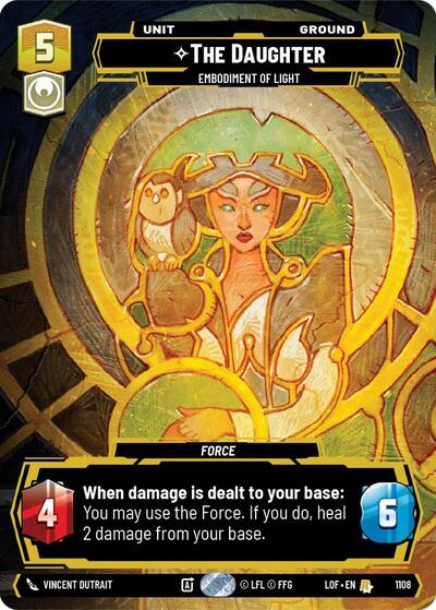 The Daughter Embodiment of Light (Prestige Foil) (Legends of the Force) Near Mint Foil