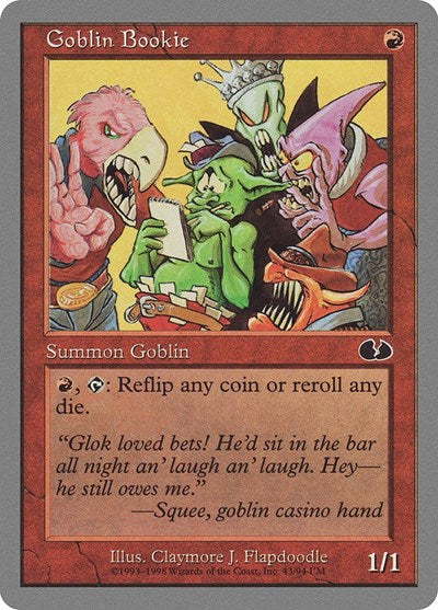 Goblin Bookie (Unglued) Medium Play