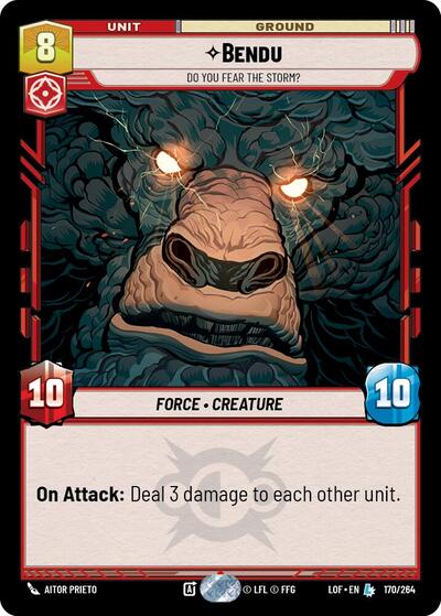 Bendu Do You Fear the Storm? (Legends of the Force) Near Mint