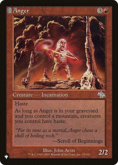 Anger (JUD) (The List) Light Play