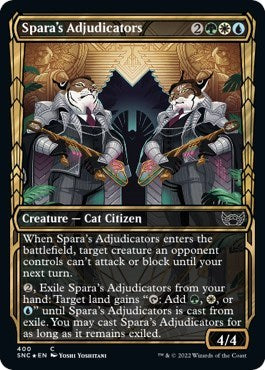 Spara's Adjudicators (Gilded Foil) (Streets of New Capenna) Light Play Foil