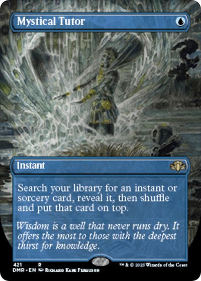 Mystical Tutor (Borderless) (Dominaria Remastered) Near Mint Foil
