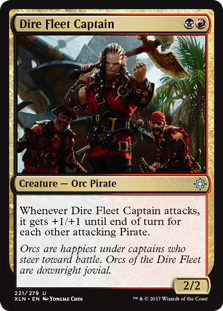Dire Fleet Captain (Ixalan) Near Mint