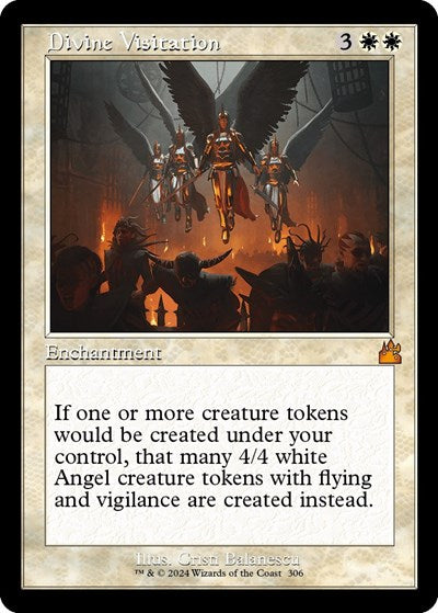 Divine Visitation (Retro Frame) (Ravnica Remastered) Light Play