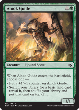 Ainok Guide (Fate Reforged) Medium Play Foil