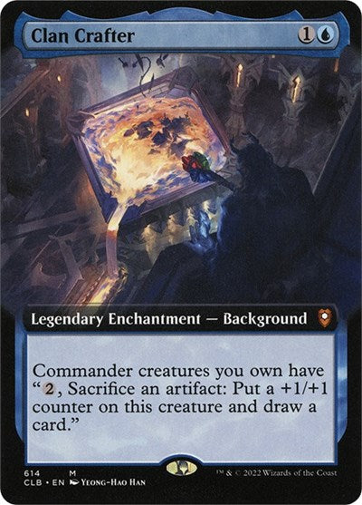 Clan Crafter (Extended Art) (Commander Legends: Battle for Baldur's Gate) Light Play