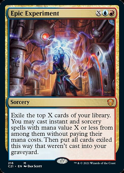 Epic Experiment (Commander 2021 Strixhaven) Light Play