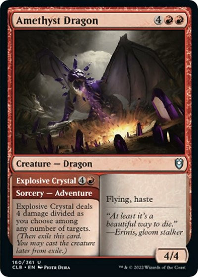 Amethyst Dragon (Commander Legends: Battle for Baldur's Gate) Near Mint Foil